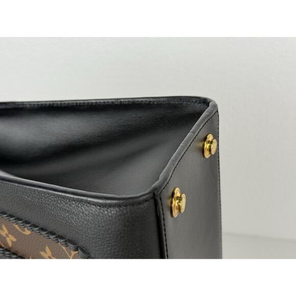 Louis Vuitton City Steamer Mm Monogram Black & White Shoulder Bag L3 - Picture 8 of 16